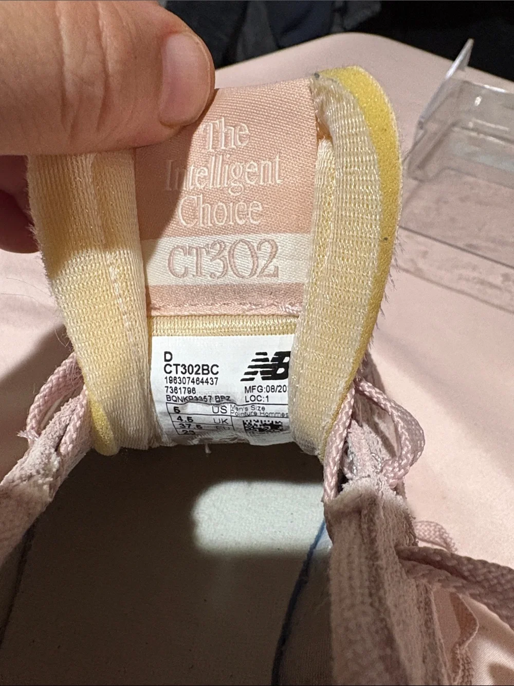 New Balance Pink Suede & Canvas Low-Top Kids Sneakers